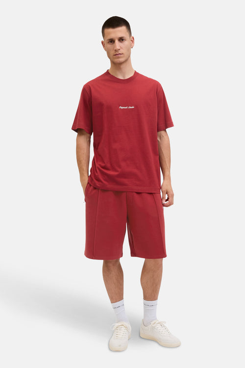 T-shirt (korte mouwen) rood - ORIGINALS BY JACK & JONES