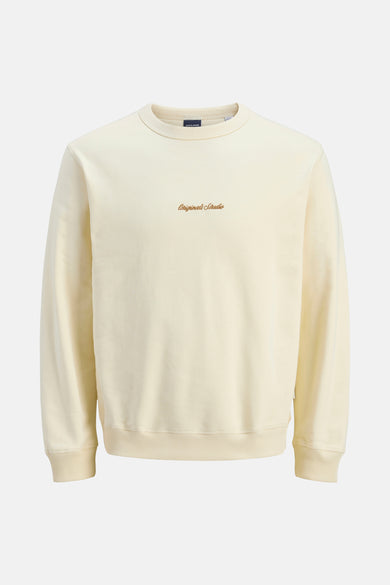 Sweater met ronde hals ecru - ORIGINALS BY JACK & JONES