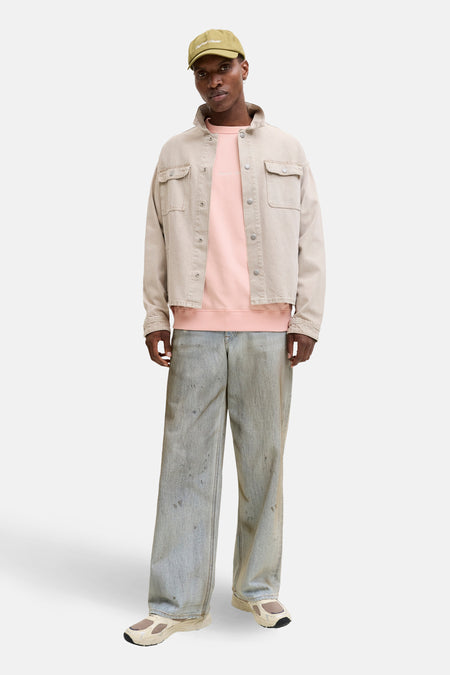 Sweat rose par ORIGINALS BY JACK & JONES avec un col rond et un style décontracté.