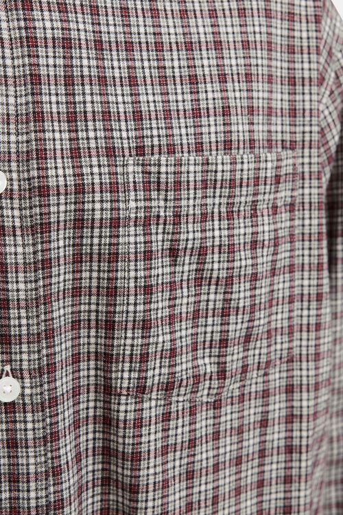 Hemd met lange mouwen - rood