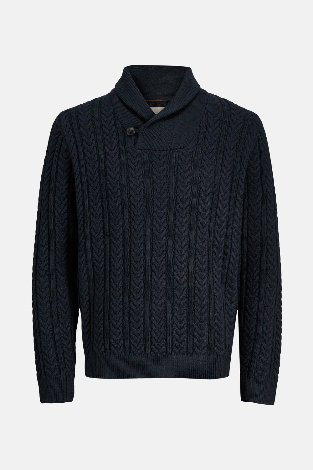 Pull à col roulé - bleu