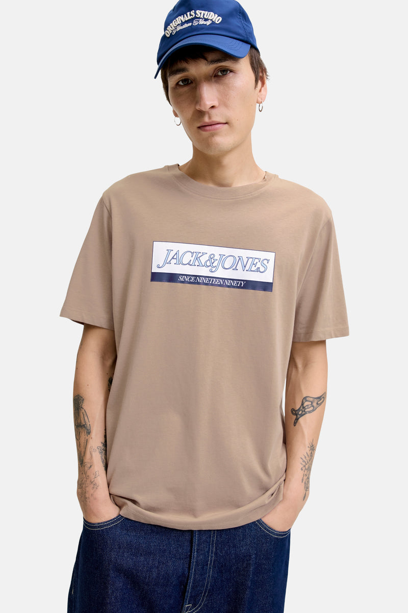 T-shirt met korte mouwen - Beige