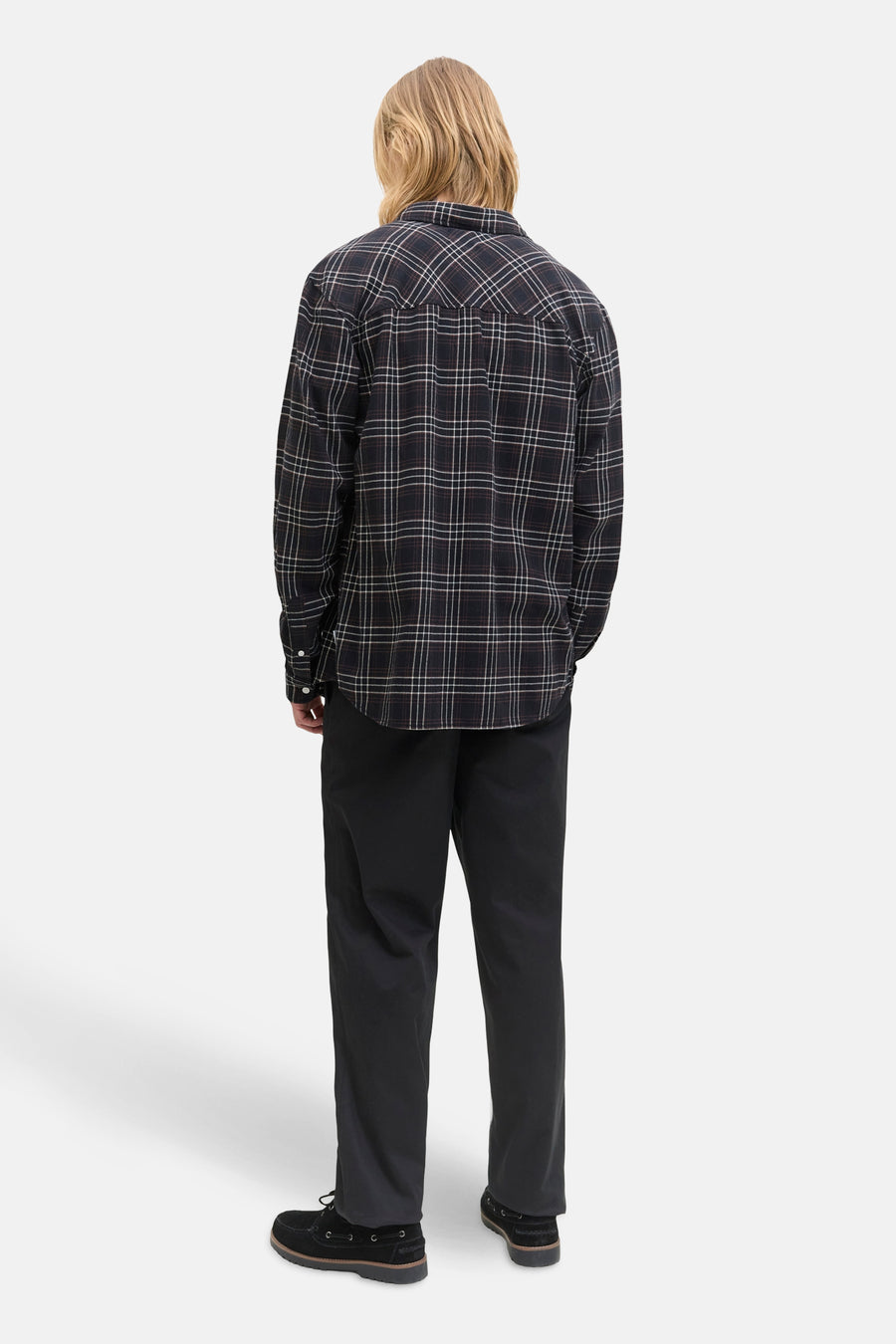 Zwarte chino van JACK & JONES JEANS INTELLIGENCE met een rechte pasvorm en een casual stijl.