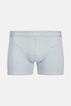 Boxer bleu clair de ACCESSORIES BY JACK & JONES, avec une ceinture élastique portant le logo de la marque.