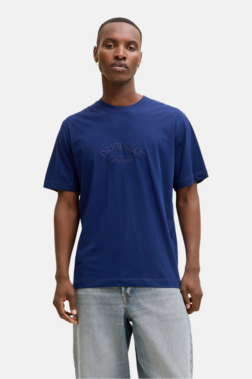 T-shirt met korte mouwen - blauw