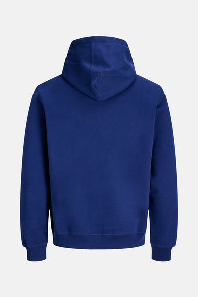 Sweat à capuche bleu de ORIGINALS BY JACK & JONES, vue arrière.