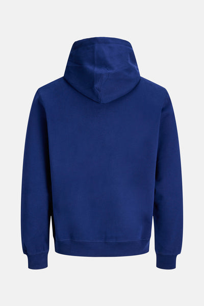Sweat à capuche bleu de ORIGINALS BY JACK & JONES, vue arrière.