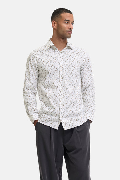 Hemd met lange mouwen - wit