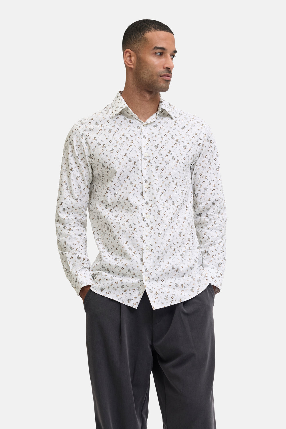 Hemd met lange mouwen - wit