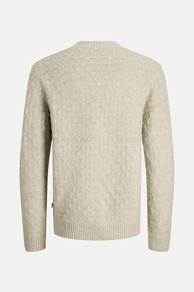 Trui met ronde hals zilver - JACK & JONES