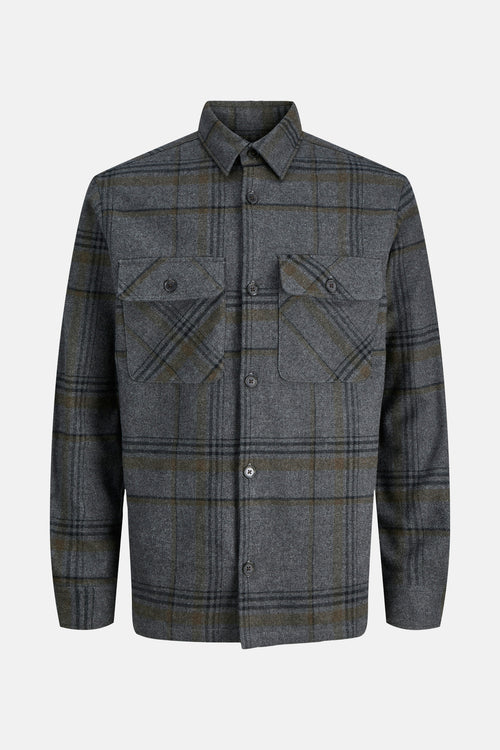 Chemise à manches longues - gris