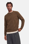 Pull col rond brun - PREMIUM by JACK & JONES