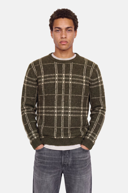 Pull col rond multicolore - PREMIUM by JACK & JONES