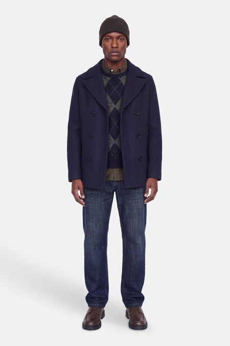 Pull col rond multicolore - PREMIUM by JACK & JONES