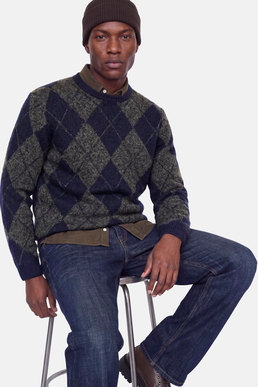 Trui met ronde hals multicolor - PREMIUM by JACK & JONES