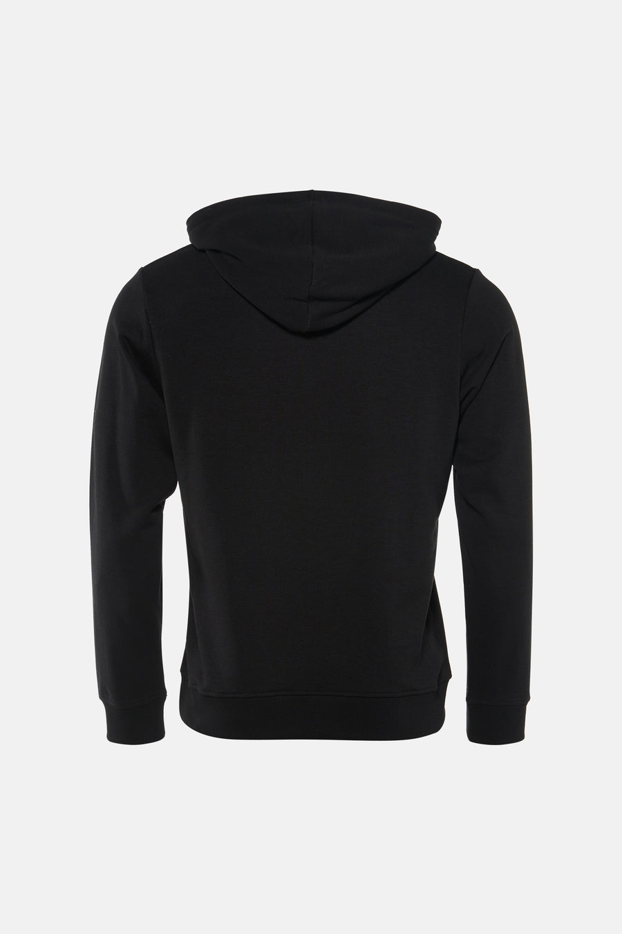 Sweat à capuche noir de JACK & JONES, vue arrière, avec capuche et manches longues.