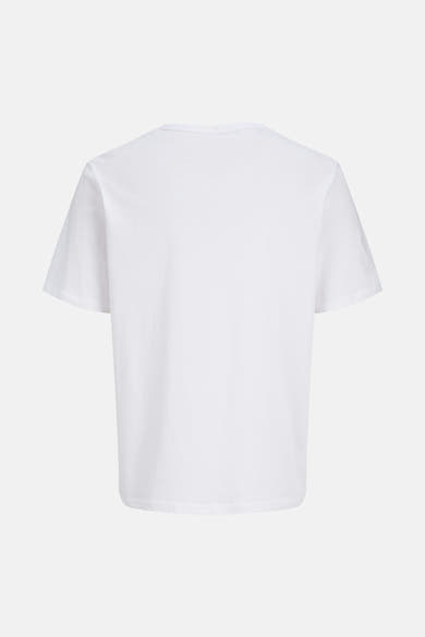 Wit T-shirt met korte mouwen van ORIGINALS BY JACK & JONES, van katoen, achterzijde.