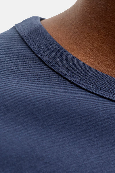 Blauw T-shirt met korte mouwen van ORIGINALS BY JACK & JONES met ronde hals.