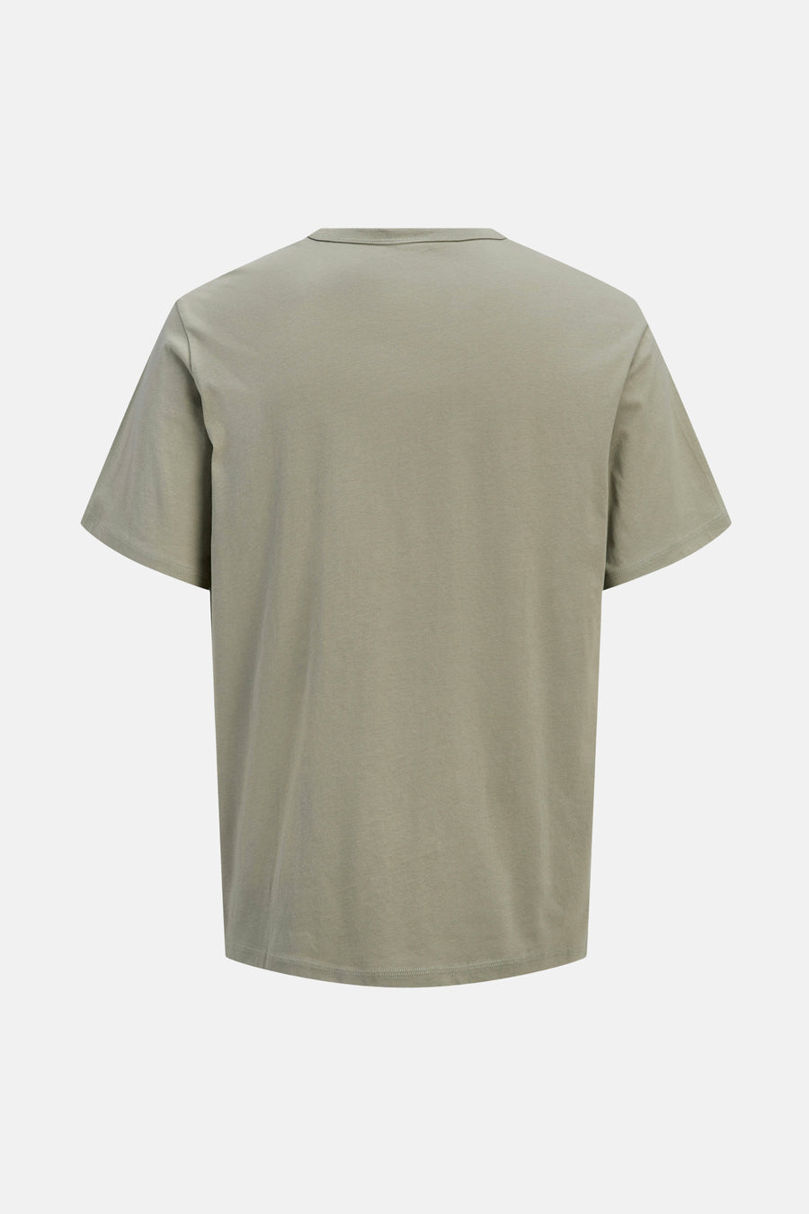 Groen T-shirt met korte mouwen van ORIGINALS BY JACK & JONES, van achteren gezien, effen.
