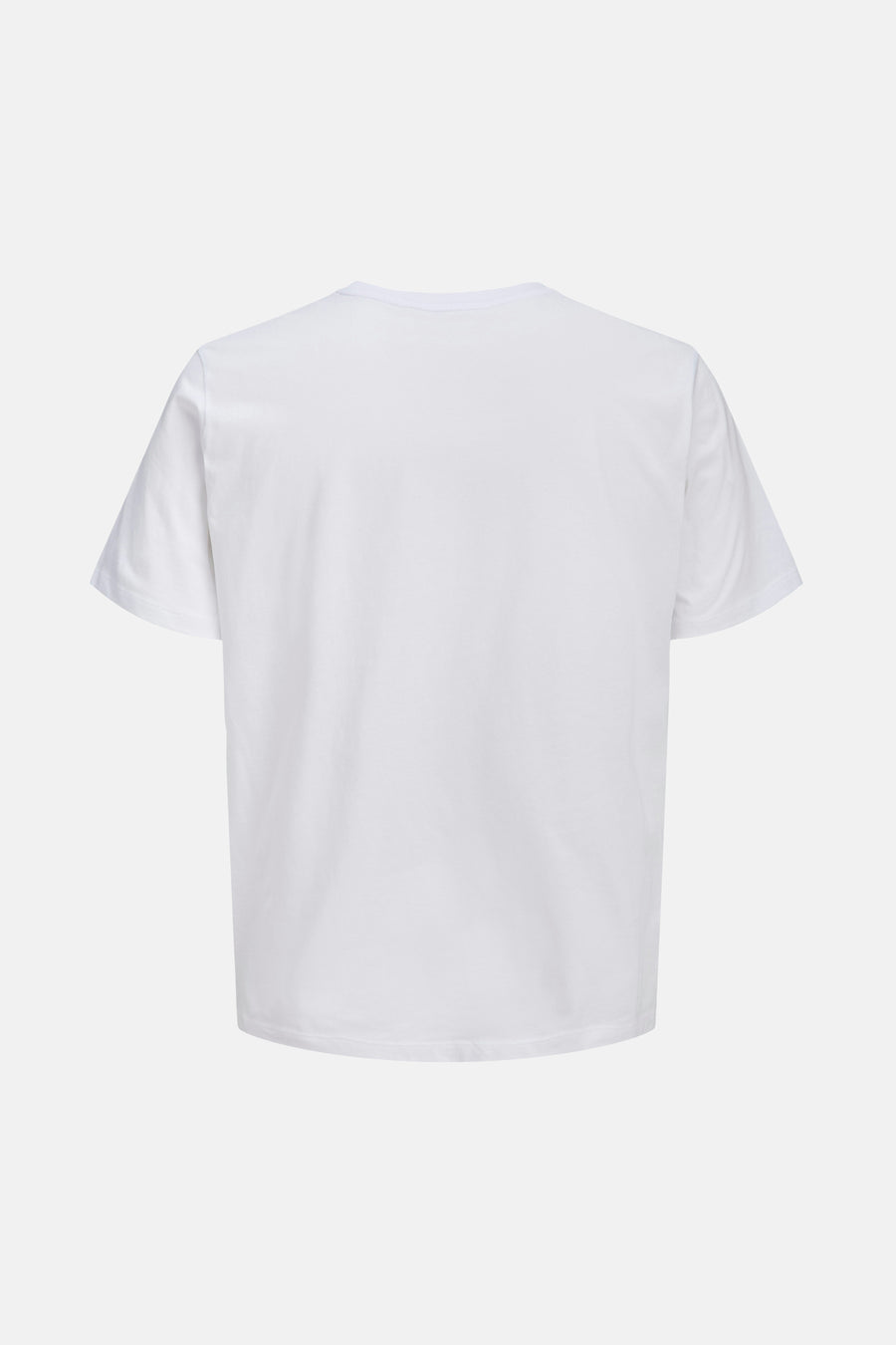 Wit T-shirt met korte mouwen van JACK & JONES, van achteren gezien.