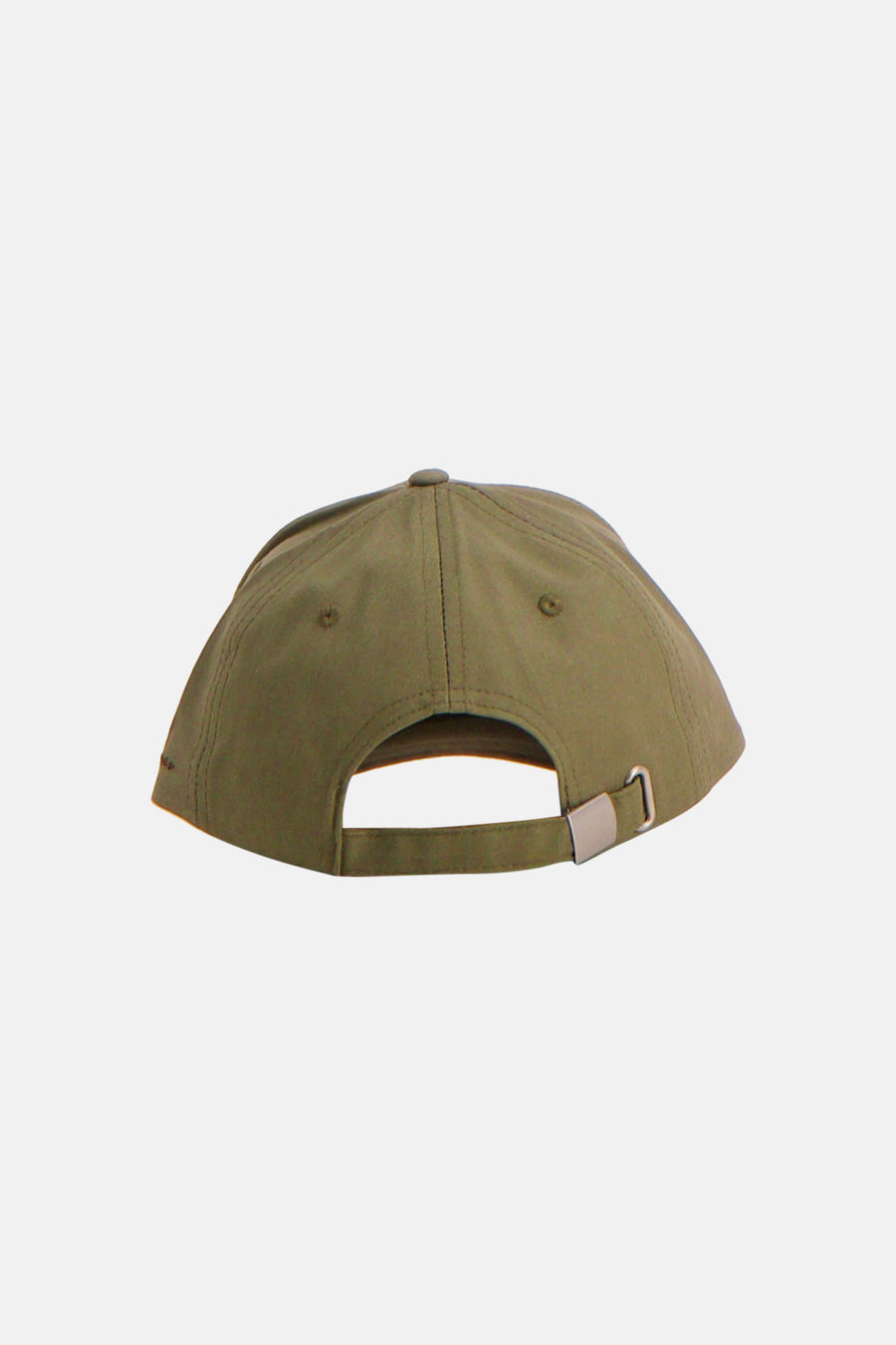 Casquette verte de ACCESSORIES BY JACK & JONES, vue de dos, avec sangle réglable et boucle métallique.