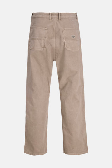 Beige broek van JACK & JONES JEANS INTELLIGENCE, met opgestikte achterzakken.