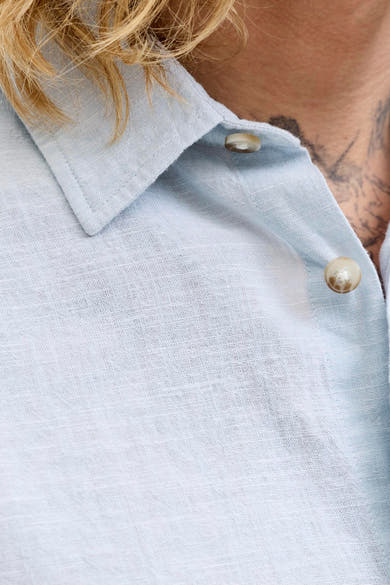 Hemd (korte mouwen) blauw - JACK & JONES