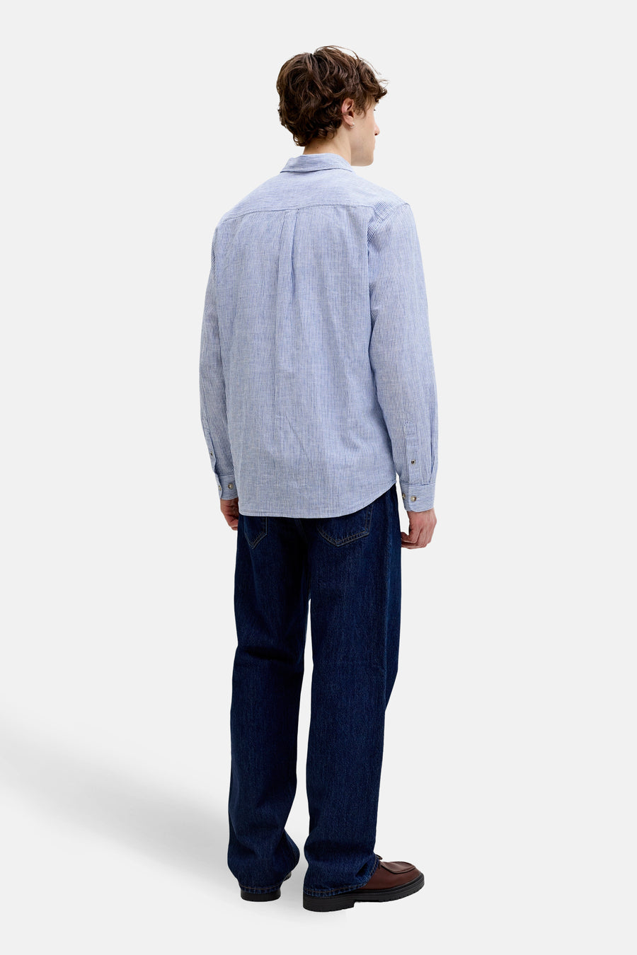 Chemise à manches longues - bleu