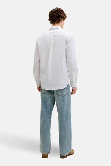 Chemise à manches longues - blanc