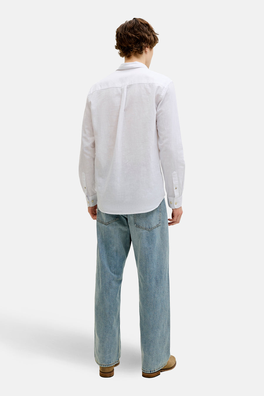 Chemise à manches longues - blanc