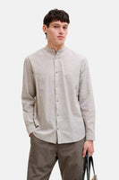 Chemise à manches longues - beige