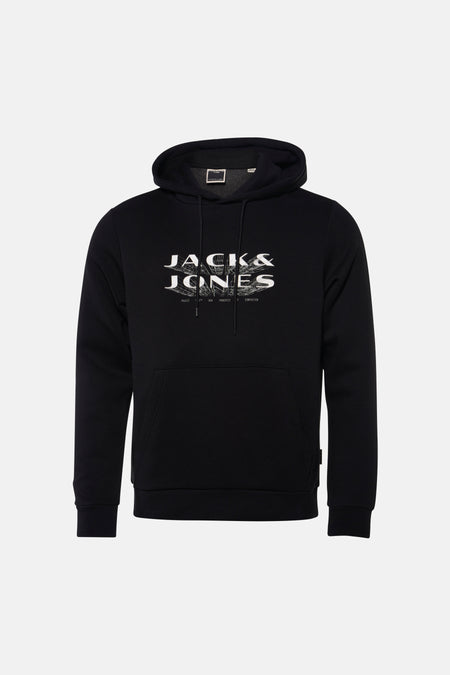 Sweat à capuche noir - PREMIUM by JACK & JONES