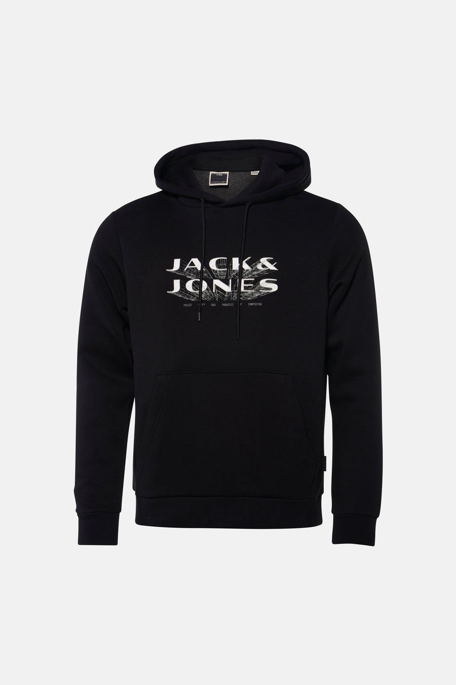 Sweat à capuche noir - PREMIUM by JACK & JONES