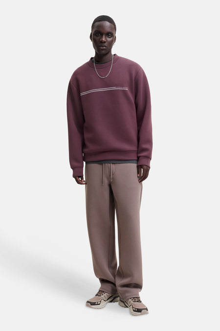 Sweater met ronde hals bordeaux - JACK & JONES