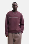 Sweat col rond bordeaux - JACK & JONES