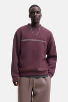 Sweat col rond bordeaux - JACK & JONES