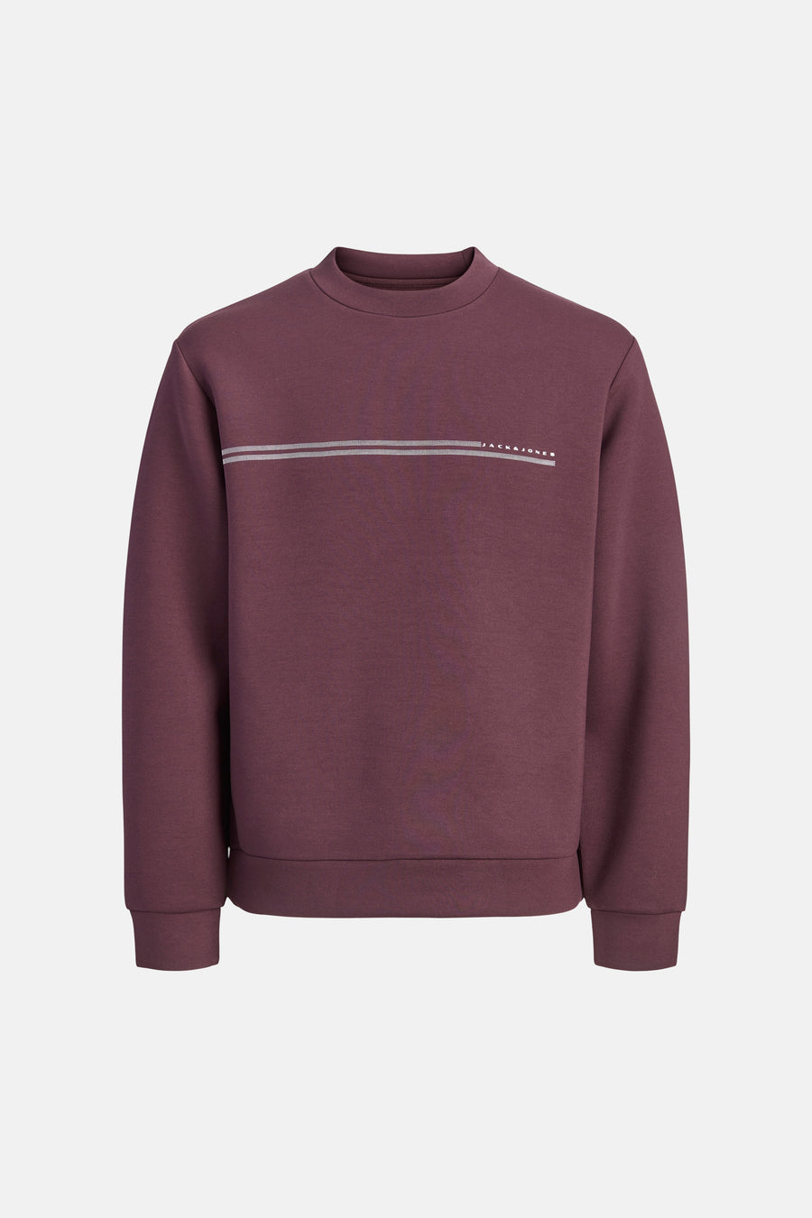 Sweat col rond bordeaux - JACK & JONES