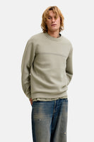 Sweat col O - vert