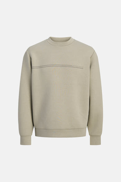 Sweat col O - vert