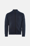Korte blauwe jas JACK & JONES, met ritssluiting aan de voorkant en jeans