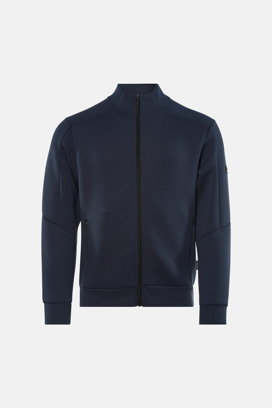 Korte blauwe jas JACK & JONES, met ritssluiting aan de voorkant en jeans