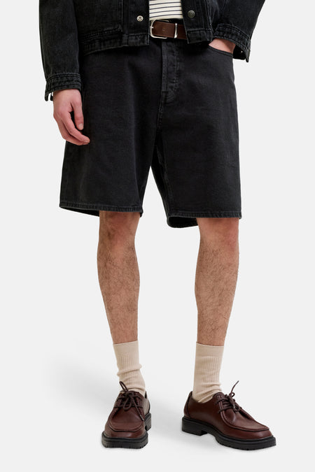 Short en jeans black denim - JACK & JONES