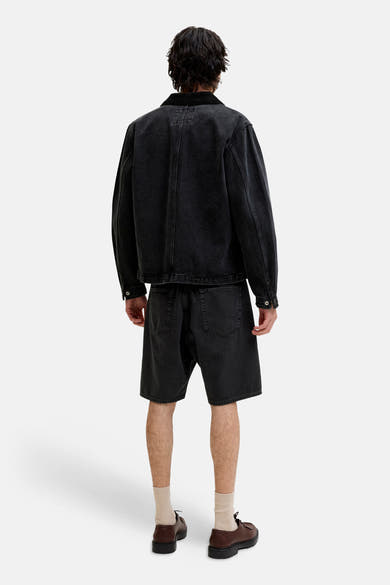 Short denim black denim - JACK & JONES