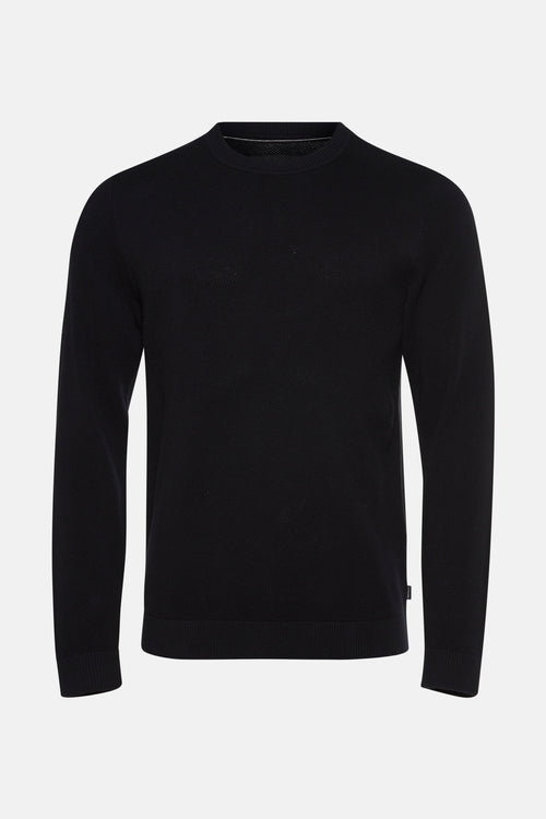 Trui met ronde hals Zwart - PREMIUM BY JACK & JONES