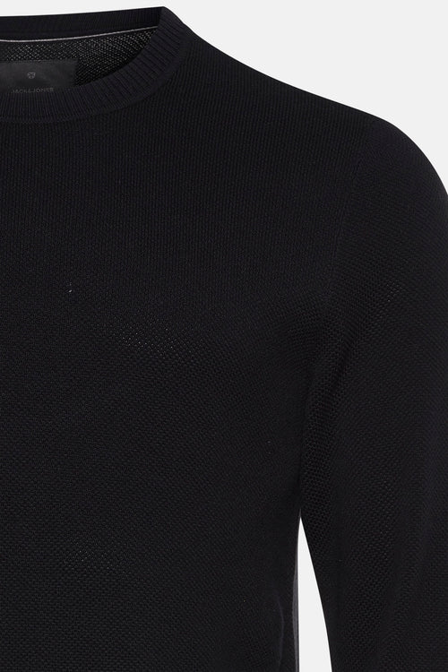 Trui met ronde hals Zwart - PREMIUM BY JACK & JONES