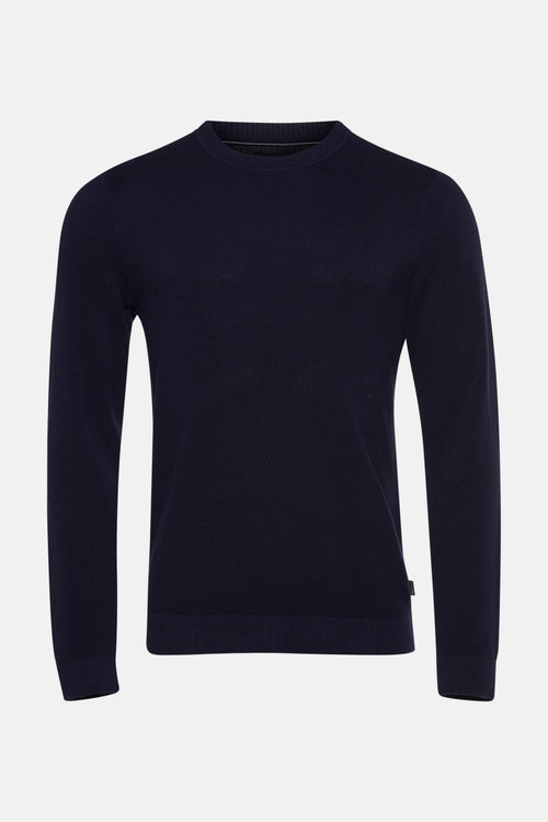 Trui met ronde hals Blauw - PREMIUM BY JACK & JONES