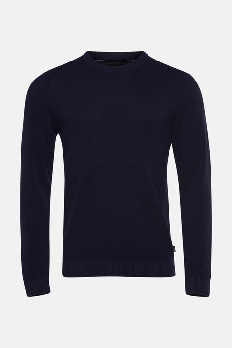Trui met ronde hals Blauw - PREMIUM BY JACK & JONES