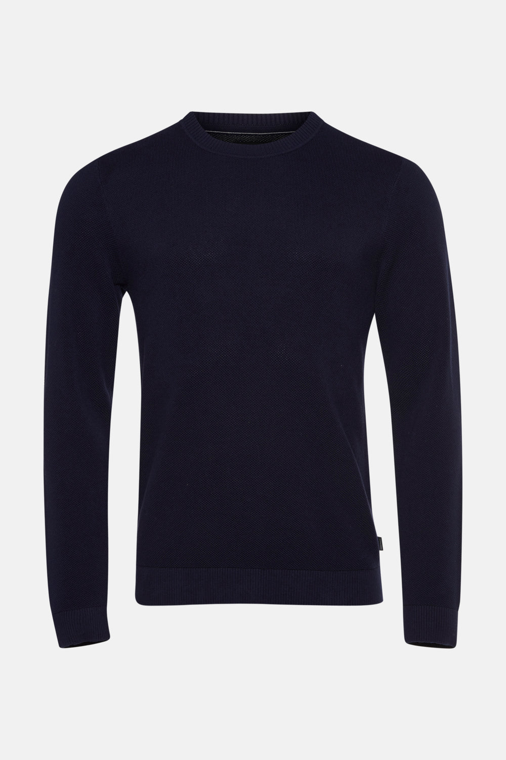 Pull met ronde hals - blauw