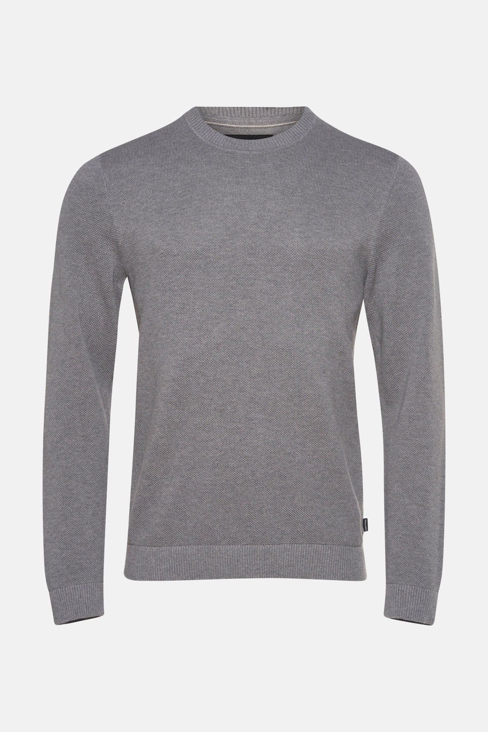 Pull à col rond - gris
