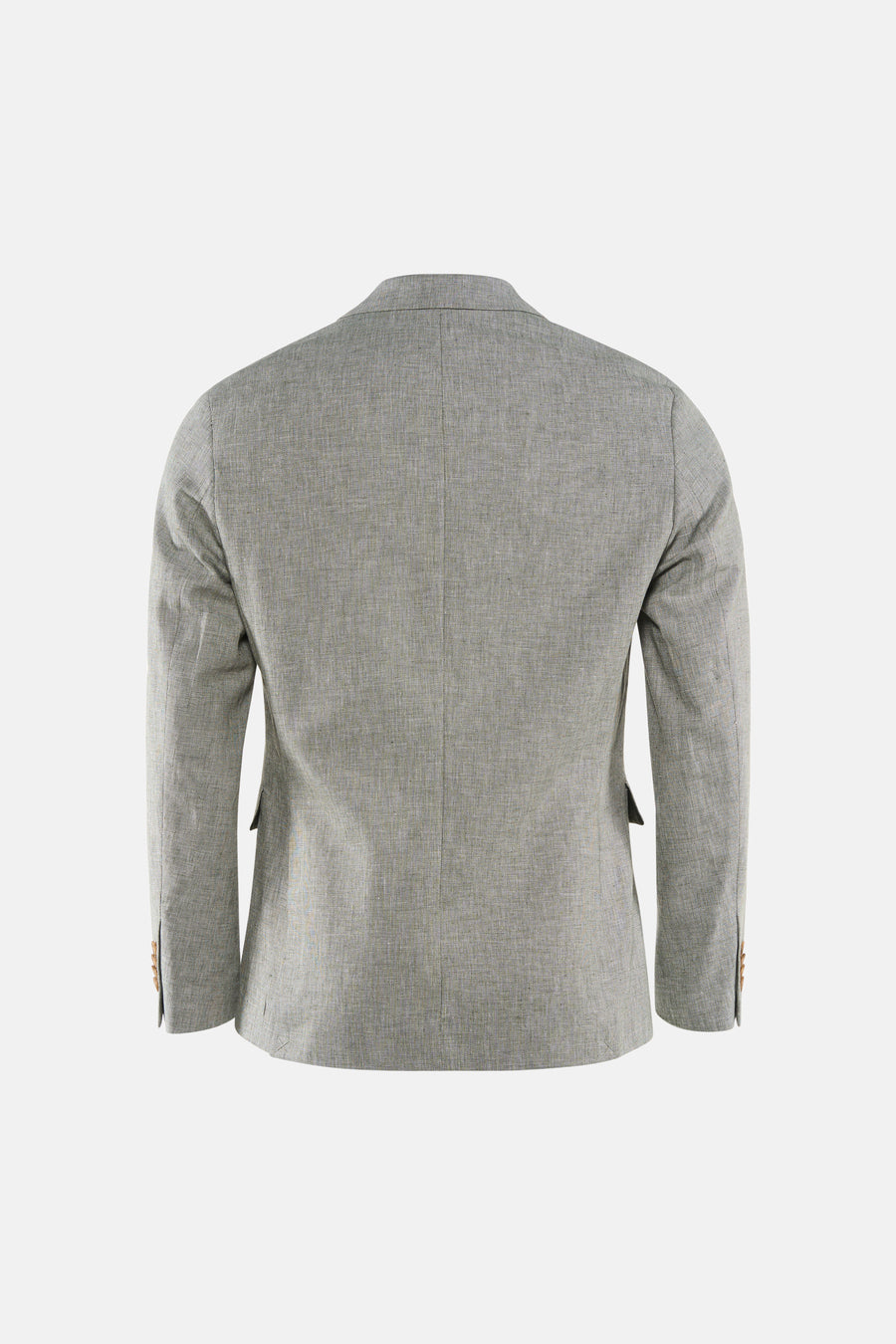 Blazer vert de PREMIUM by JACK & JONES, vue de dos, en tissu texturé avec double fente arrière.